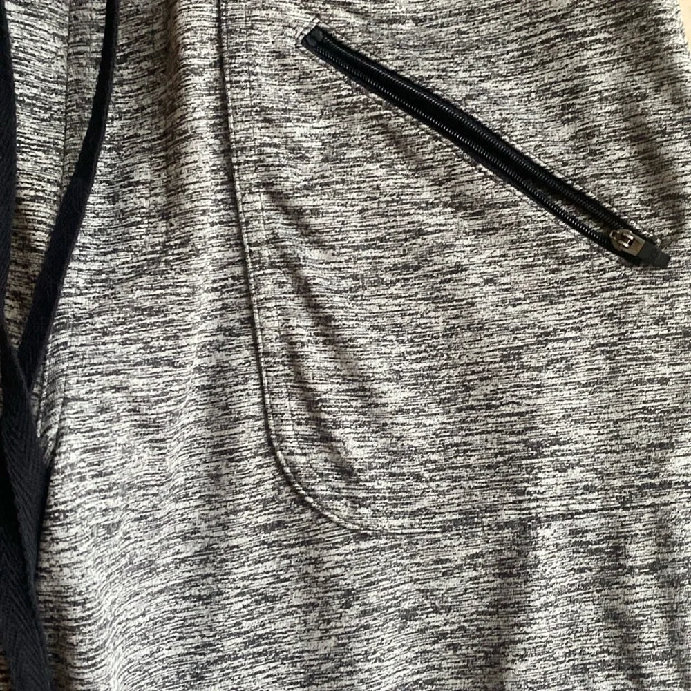 Black and White Tweed Casual Joggers - Picture 4 of 7